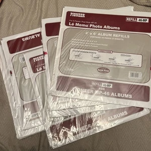 7- Pioneer Refill 46-MP For Pioneer Albums Archival Acid Free Photo Safe - Picture 1 of 5