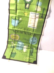 Luther Travis artist Linen Kitchen Tea Towel All Sorts Of HOUSEWARES-RETRO-NEW - Picture 1 of 9