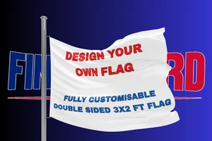 Design Your Own Flag. Double Sided 3FT X 2FT. Custom Flag Banner. - Picture 1 of 1
