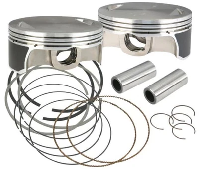 S&AMP ; S Forgé Piston Kit pour 111/117/124ci. Moteur - Standard Bore 4.125in - Photo 1/4