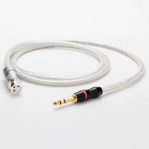 Audio XLR Balanced Wires Female 3-Pin XLR to 6.35mm Male Plug Earphone Cables - Picture 1 of 24
