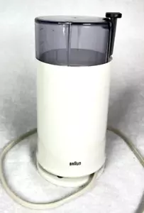 Braun Coffee Grinder Mill Type 4041 White Model KSM2 Made in Mexico Tested - Picture 1 of 10