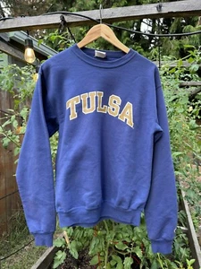 Vintage Tulsa University Golden Hurricane Crewneck Sweatshirt | Size Small - Picture 1 of 3