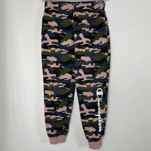 Champion Sweatpants Youth Girls Medium Camouflage Jogger Elastic Waist Pockets - Picture 1 of 9