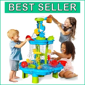 Toddler Water Play Table - Summer Fun with 33 Building Parts & Splash Activities - Bild 1 von 8
