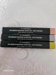 MAC PRO LONGWEAR WATERPROOF COLOUR STICK "TABBY/SILVER COIN/MADLY SUNNY"NEUUU - Bild 1 von 1