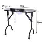 Foldable Manicure Nail Salon Beauty Table with Extractor Fan DustCollector Stool
