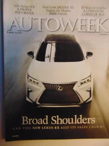 AUTOWEEK Magazine April 13 2015 Jaguar XE Acura ILX - Picture 1 of 1