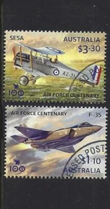 AUSTRALIA 2021 ROYAL AUSTRALIAN AIR FORCE SET OF 2 FINE USED - Picture 1 of 1
