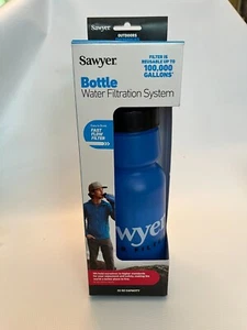 NEU Sawyer 32 Unzen Flasche Wasserfiltersystem, blau - Bild 1 von 3