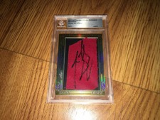 Ron Francis 2013 Leaf Masterpiece Cut Signature signed autographed card 1/1 JSA
