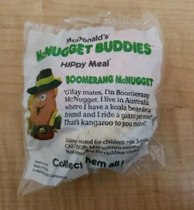 1988 McDonalds McNugget Buddies Boomerang McNugget Australian Happy Meal Toy- B - Picture 1 of 3