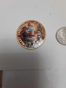 Bas bonhomme de neige Père Noël Hobo Nickel Fantasy Art Challenge pièce - Photo 1/2