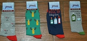 FROSTBIT GOODS Crew Socken Einheitsgröße Auswahl Drucke Gin, Spirituosen, Martini ODER Bier - Bild 1 von 7