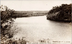 Miniota Manitoba The Lagoon F. Clarke Rumsey RPPC Postcard H7 - Bild 1 von 2