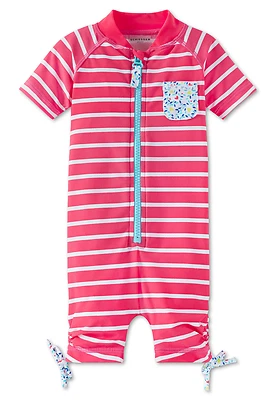 SCHIESSER Baby Mädchen AQUA Badebody Jumpsuit Schwimmanzug 74-80, 86-92, 98-104 - Bild 1 von 2