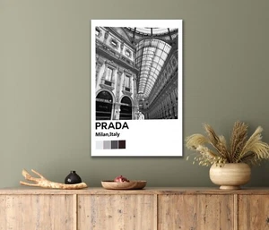 Arte de pared del establecimiento Prada lienzo sin marco/enmarcado - Imagen 1 de 5