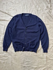 Dsquared Classic Knit Men's Blue Cardigan Sweater L - Picture 1 of 6