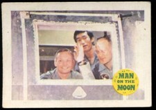 Trade Card, A&BC Chewing Gum, MAN ON THE MOON, 1970, Back on Earth