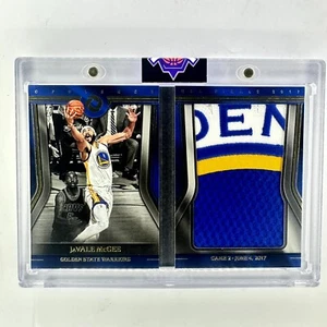 2012-19 Opulence Javale Mcgee NBA Finals Patch, Game 2 June 4 2017 Golden State - Picture 1 of 3