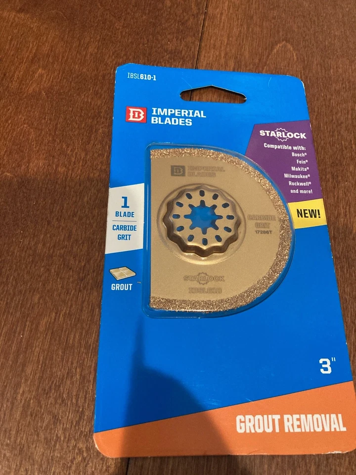 Imperial Blades Starlock Segmented Carbide Grit Oscillating Blade