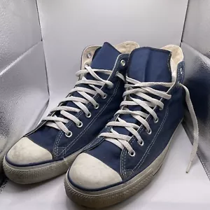 Vintage Converse Chuck Taylor All Stars Blue Size 11 Shoe Basketball USA Dunk - Picture 1 of 13