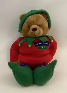 Hallmark Chris the Elf Bear Santa's Workshop #25 Plush Teddy China NWT - Picture 1 of 12