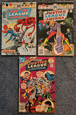 Justice League of America #129(NM), 130(NM), 142(VF/NM) DC Comics 1976-77