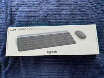 Logitech MK470 Slim Wireless Combo Graphite Minimalist modern & slim NEW Sealed - Image 1 of 2