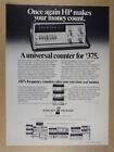 1979 Hewlett-Packard HP 5314A Universal Counter vintage print Ad