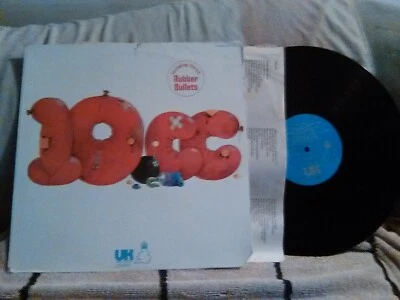 10CC - 1ST LP RUBBER BULLETS,1973 UK POP PSYCH ART ROCK ORIG VG - Image 1 of 4