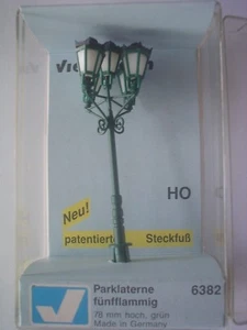 Viessmann HO 6382    Parklaterne grün, 5-flammig, fabrikneu - Picture 1 of 1