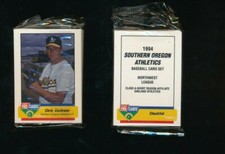 lot (2) 1994 Fleer Procards SOUTHERN OREGON ATHLETICS w/ B. GRIEVE rookie rc