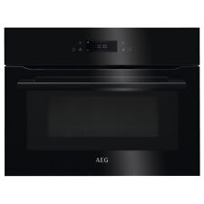 AEG CombiQuick Built-in Combination Microwave Oven with Grill - Black KMK768080B