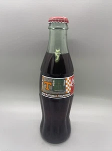 Botella de fútbol americano conmemorativa de Coca-Cola 1998 campeones nacionales Tennessee Vols - Imagen 1 de 7