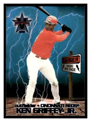 2000 Pacific Vanguard #13 Ken Griffey Jr. High Voltage - Image 1 of 2