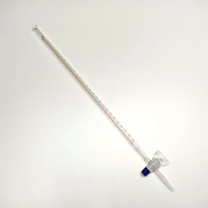 GRADUATED OFFICE WITH GLASS TAP 25ml DRC MEASUREMENT ACID RESISTANT - Picture 1 of 3