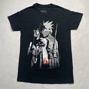 Naruto Shirt Mens Small Black Akatsuki Graphic Short Sleeve Soft Cotton - Picture 1 of 4