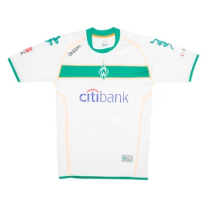 KAPPA 2008-09 Werder Bremen Home Kit Pizarro 24 Mens Football Shirt White M - Picture 1 of 8