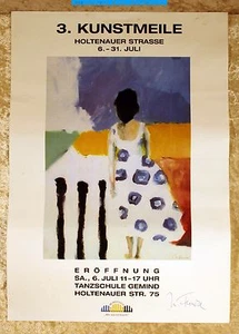 Exhibition poster "Maria Funcke" Kiel 3rd art mile Holtenauer Str. 75 - Picture 1 of 3