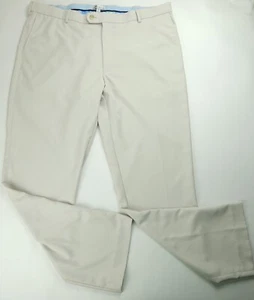 Peter Millar Men's Dress Pants Size 40x32 Light Beige Khaki Chino (31.5 Inseam) - Picture 1 of 8