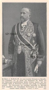 Freiherr Albert von Seckendorff - Gesandter Marokko - 1910 ~7x13cm - Foto 1 di 1