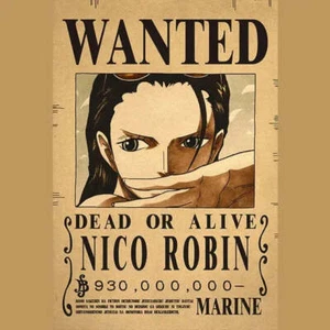 Poster Wanted One Piece Nico Robin - Foto 1 di 1