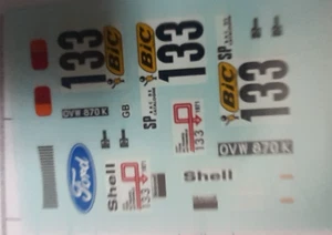 decals decalcomanie 1/32 ford gt70 tour de france 197 - Imagen 1 de 1