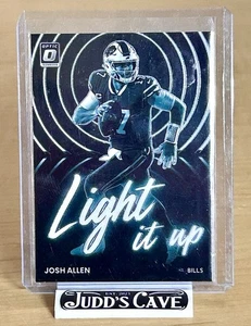 🚨2022 Donruss Optic Light It Up MVP JOSH ALLEN Buffalo Bills #LU-3 🏈🏆 - Bild 1 von 2
