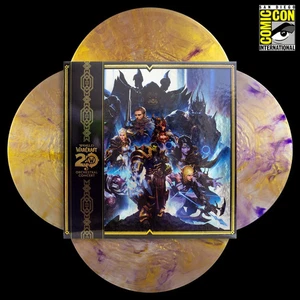 World of Warcraft: 20 Years of Music 4x LP SDCC Exclusive Gold Vinyl Ltd 500 ED! - Picture 1 of 11