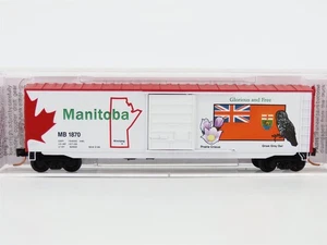 N Scale Micro-Trains MTL 07700160 Manitoba Provincial 50' Standard Boxcar #1870 - Picture 1 of 8