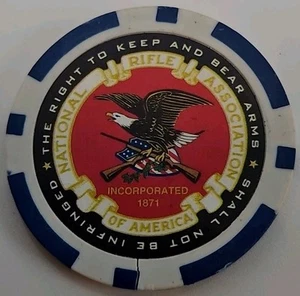 Ficha de póquer 2012 de la Asociación Nacional del Rifle NRA "ALL IN" - Imagen 1 de 3