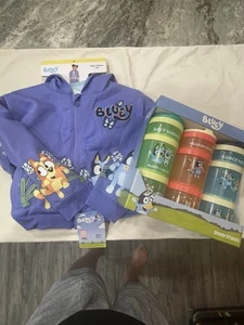 Bluey Kids' 3-piece Tutu Set Size 5T PLUS Bluey Snack Stacks. Brand New - Picture 1 of 11