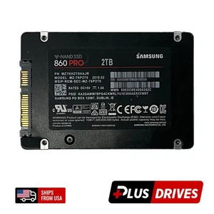 2TB SATA SSD Samsung 2.5 Enterprise SSD Drive 100K IOPS 860 Pro 6Gbps V-nand MLC - Picture 1 of 6